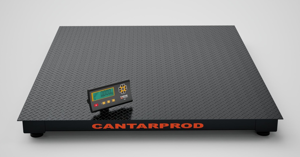 Cantar platforma tip PLC 1200x1200mm cu indicator de greutate tip I10A sarcina maxima 600kg